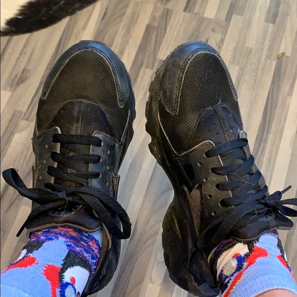 black huaraches womens size 6